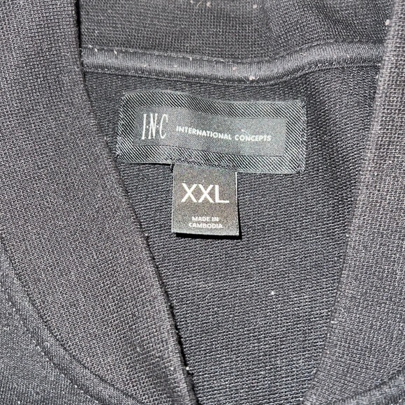 INC jacket XXL BLK-grey/white - Picture 2 of 5